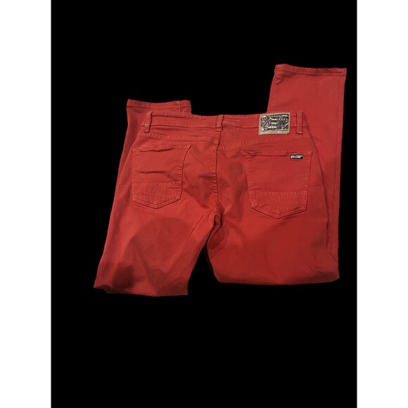 Volcom Slim Straight Fit Jeans, 33X29 1/4 - Picture 6 of 8